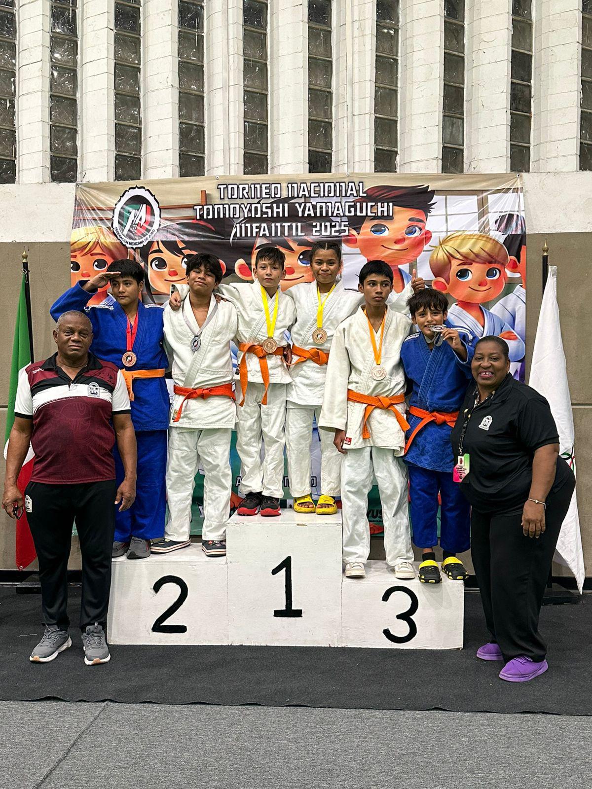 Jóvenes de Tulum destacan en el Torneo Nacional de Judo "Tomoyoshi Yamaguchi"