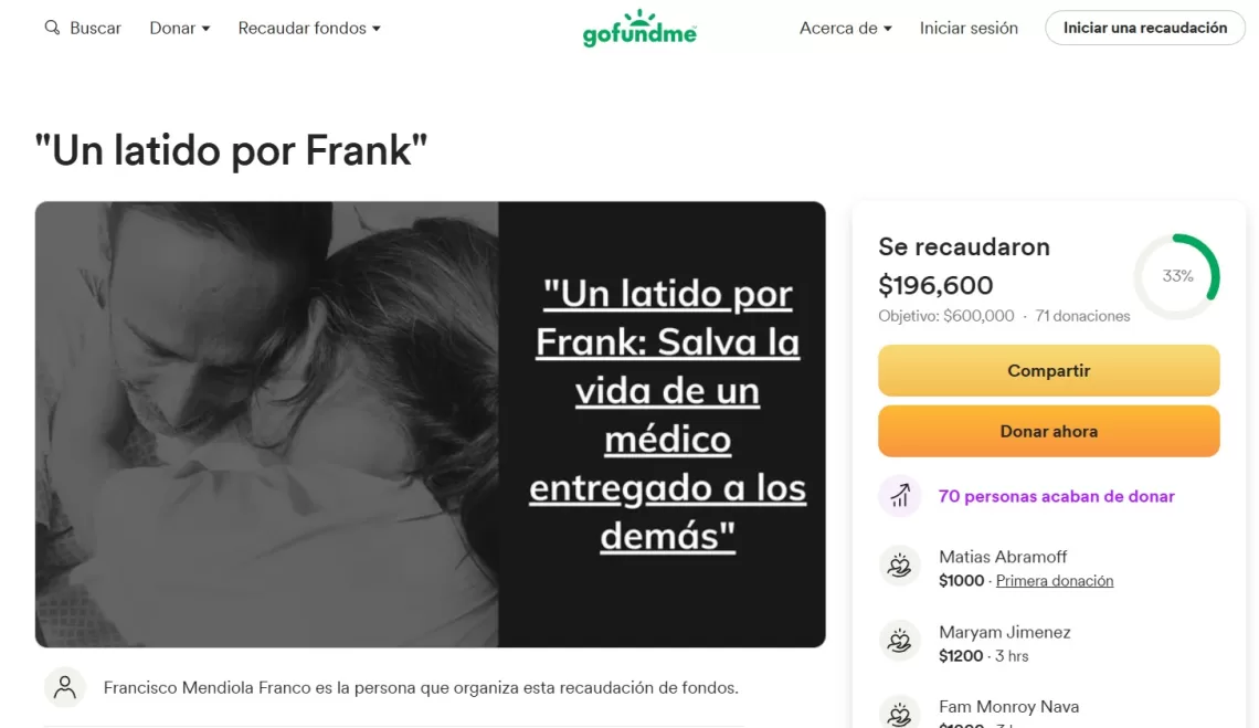 Doctor distinguido por su entrega necesita ayuda por enfermedad