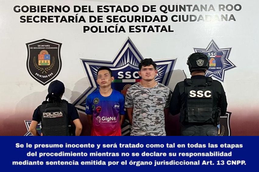 Detienen a dos sujetos con motocicletas robadas