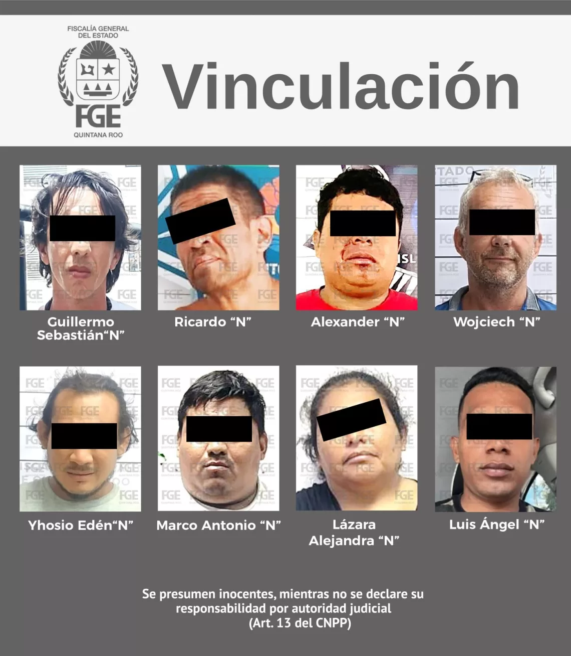 Por violencia familiar, vinculan a proceso a ocho personas