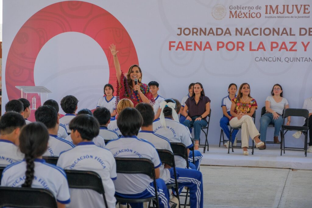 Arranca Mara Lezama la Jornada Nacional de Tequios por la Paz y Contra las Adicciones, por el bienestar de las y los jóvenes