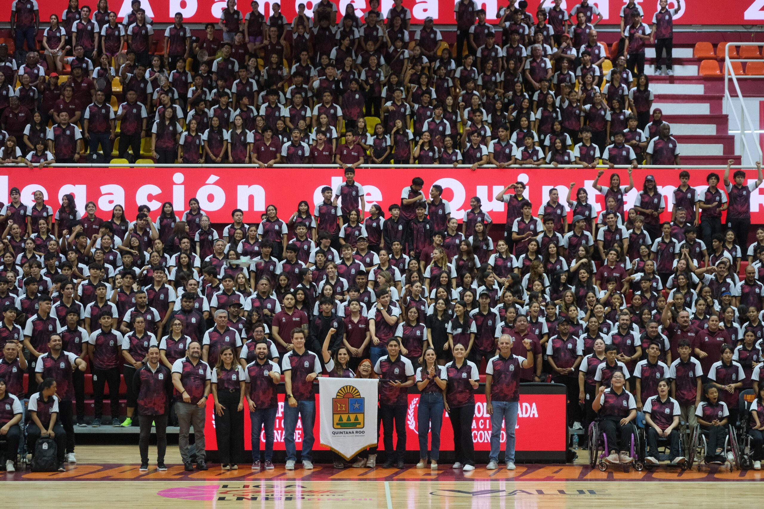 Abandera Mara Lezama a la delegación de 727 atletas que participará en la Olimpiada y Paraolimpiada Nacional CONADE 2025