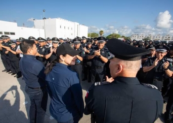 Estefanía Mercado lamenta profundamente la pérdida de Juan Pablo Torres y respalda con firmeza a las y los policías de playa del carmen