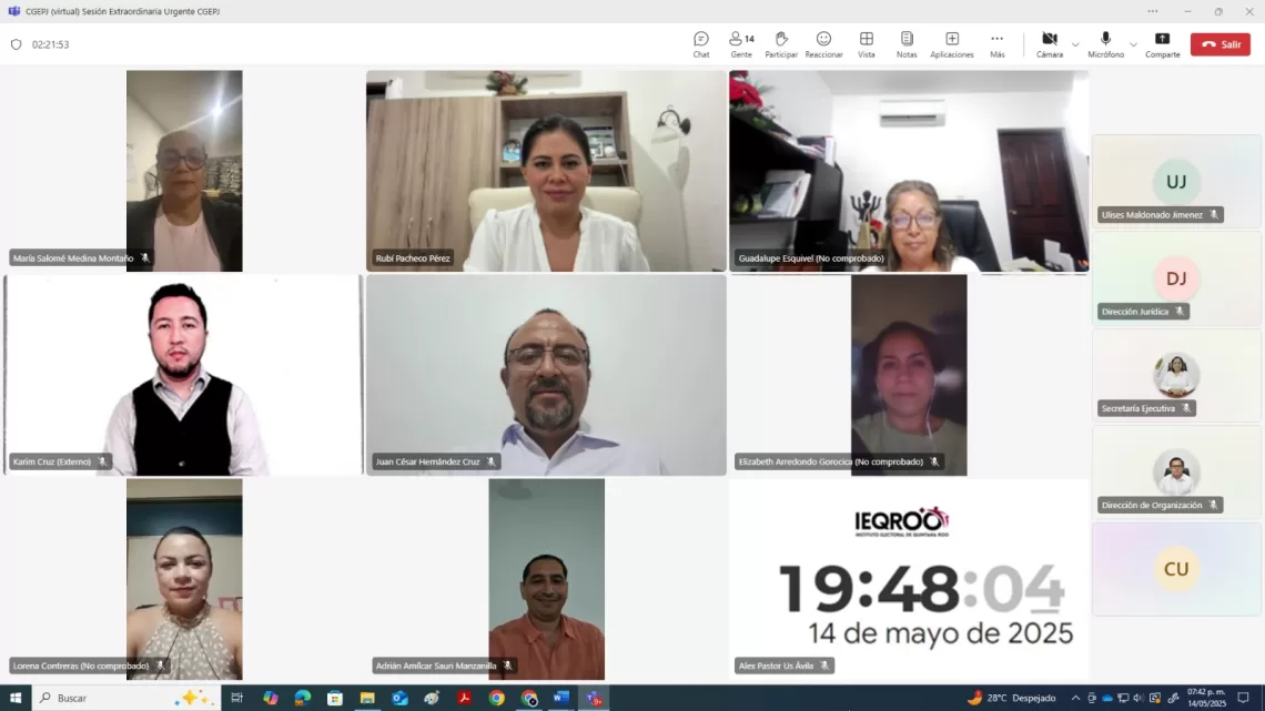 IEQROO aprueba modelos de las constancias individuales por casilla seccional para el PEEPJ 2025