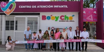 Inauguran Mara y Vero Lezama Espinosa el CAI Bo’oy Ché para la educación de hijas e hijos de trabajadores del sector turístico