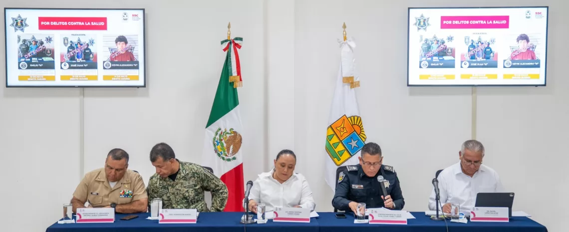 Aseguran más de 700 dosis de droga y armas en operativo conjunto en una semana