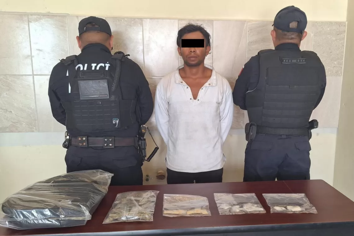 Capturan a narcomenudista en Cozumel; lo vinculan a proceso junto a otros 12