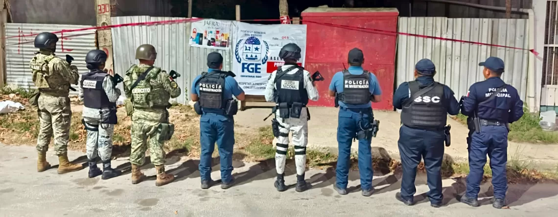 Aseguran de drogas y capturan sospechosos en cateos en Cancún, Playa del Carmen y Chetumal
