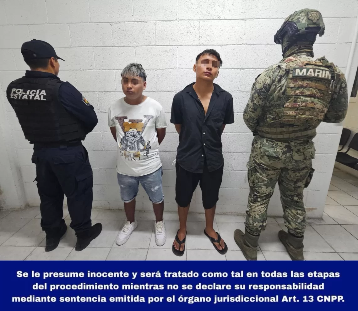 Detenidos tras insultar e intentar agredir a golpes a oficiales