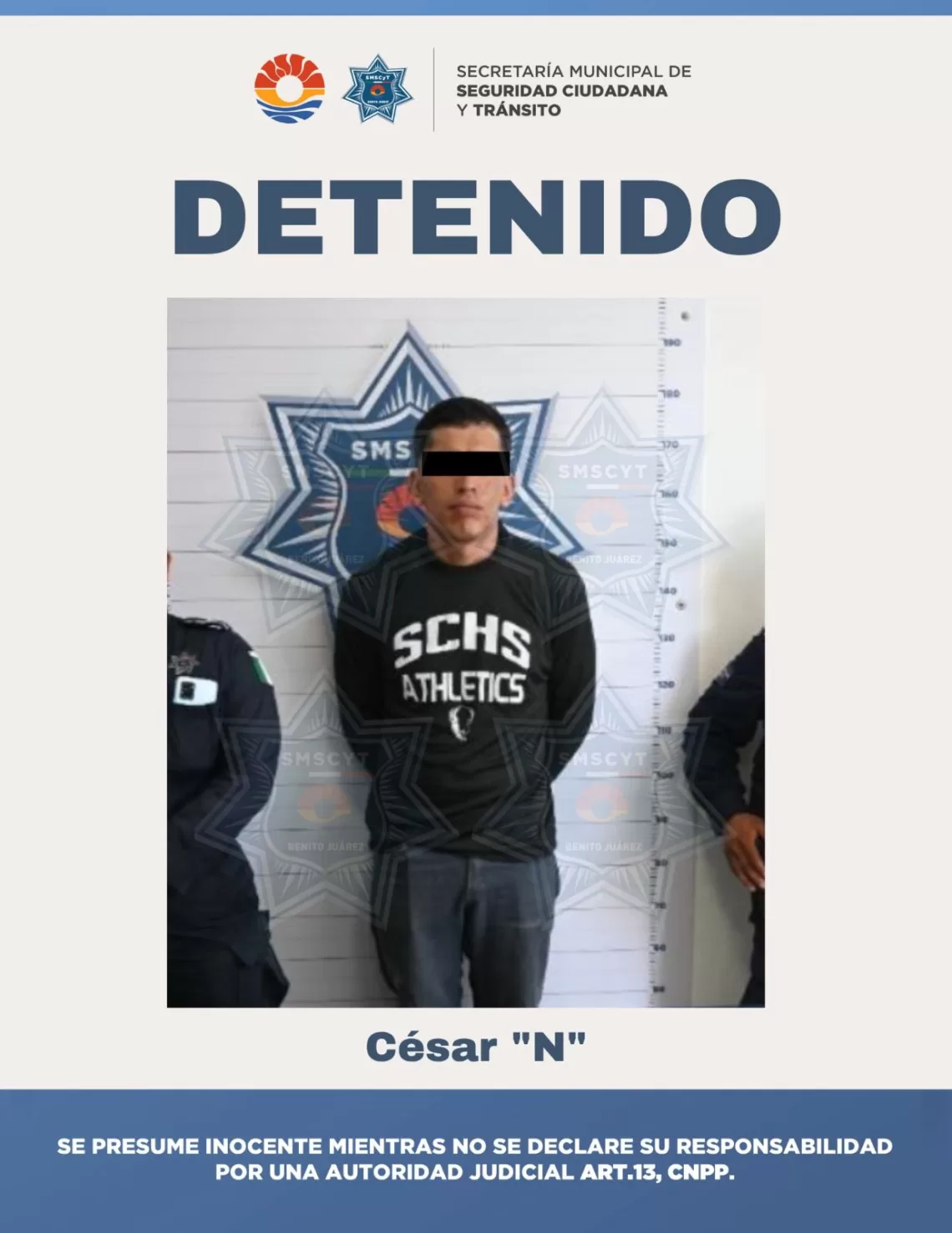 Detenido individuo al ser sorprendido con cocaína