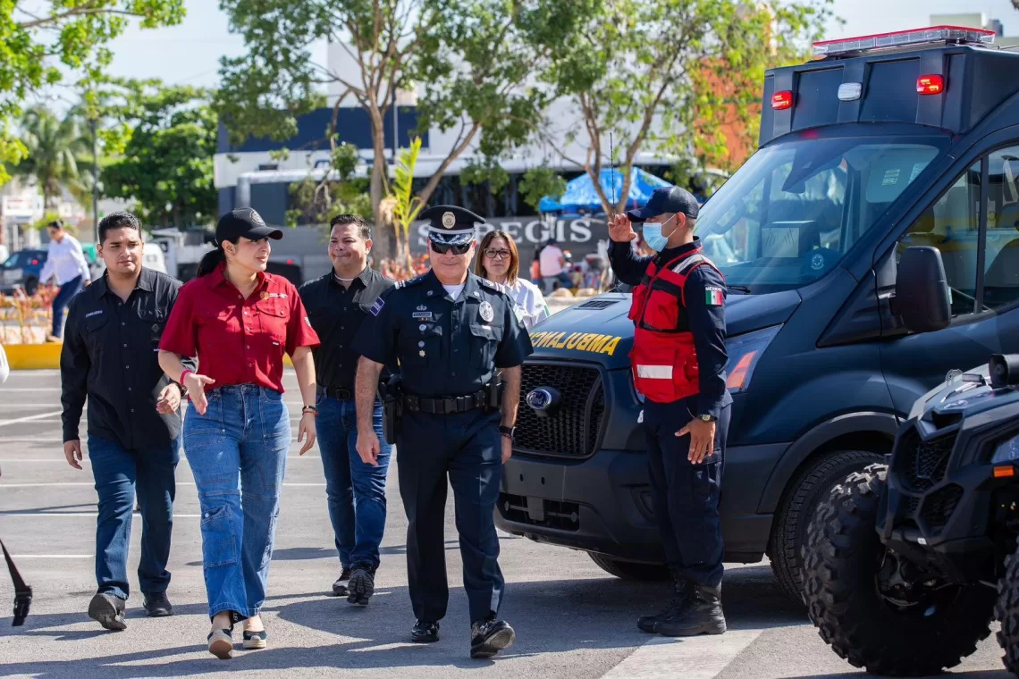 En Playa del Carmen se combate la delincuencia con seriedad