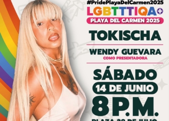 Gobierno de Estefanía Mercado celebra el #PridePlayaDelCarmen2025 con Tokischa y Wendy Guevara como protagonistas de una noche histórica
