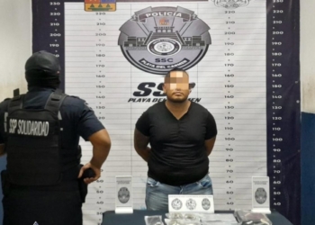 Cae narcomenudista en Playa del Carmen