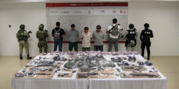 Cae “El Cuervo”, temido líder criminal de Tulum: le decomisan arsenal y droga