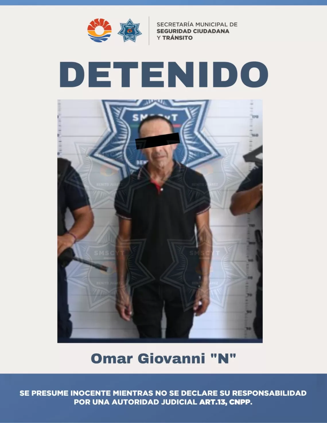 Sorprenden a hombre con arma casera en Cancún; podría ser su creador