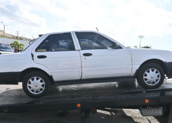 Recuperan auto robado y abandonado en la SM 229