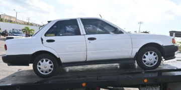 Recuperan auto robado y abandonado en la SM 229