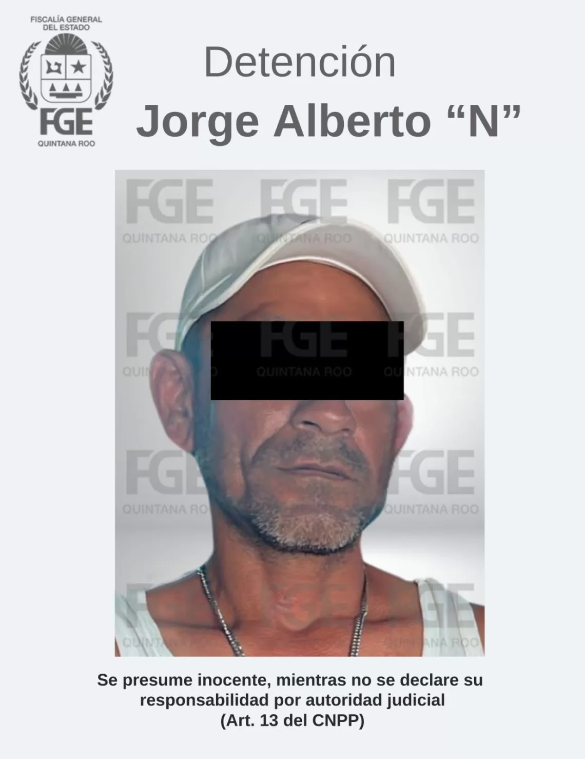 Detienen a sujeto que arrojó ácido al rostro de una mujer