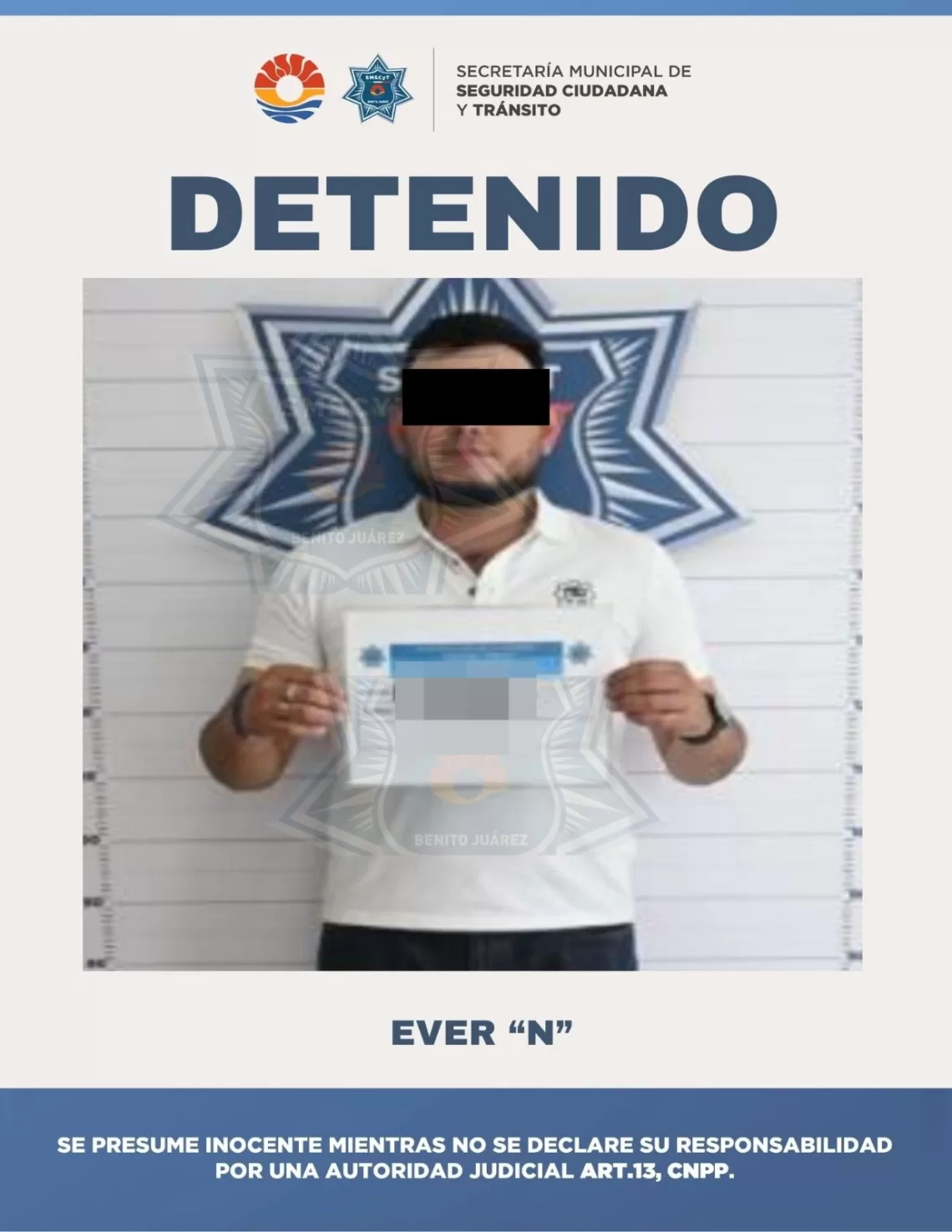 Detenido con una camioneta robada