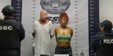 Gringo y tabasqueña son sorprendidos con drogas