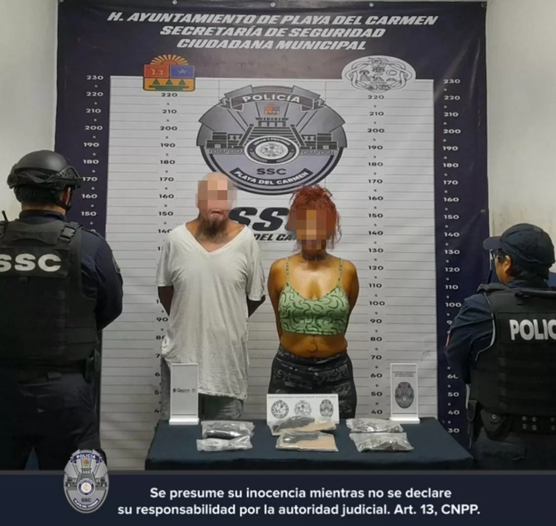 Gringo y tabasqueña son sorprendidos con drogas