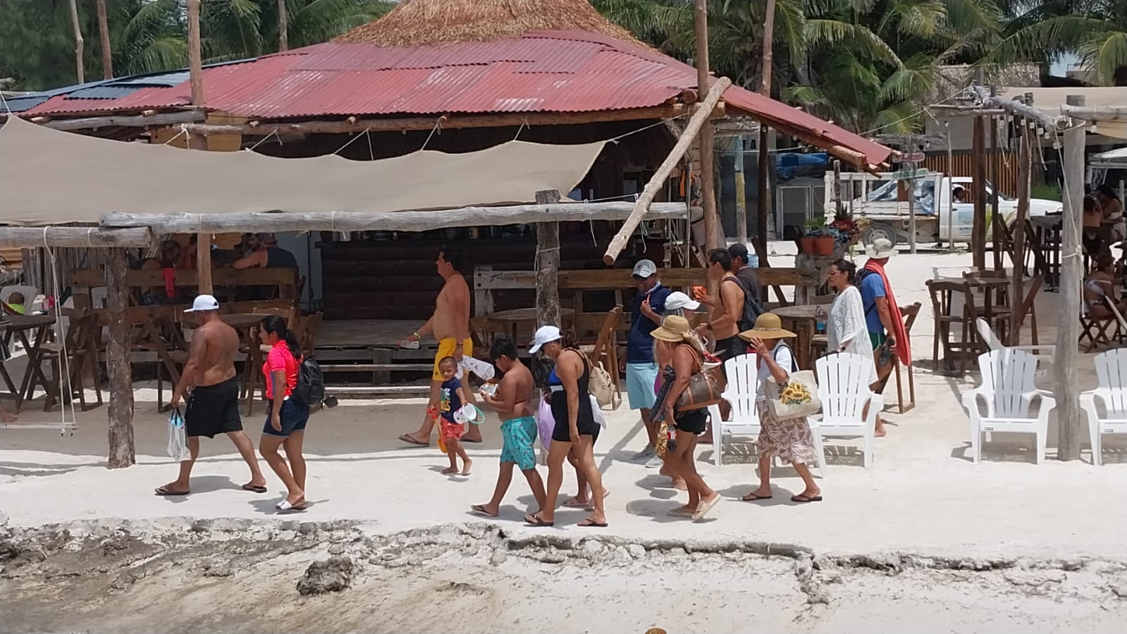 Playas de la isla Holbox están libres de sargazo