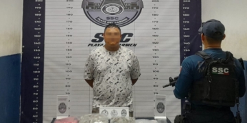 Cae en flagrancia hombre con presunto narcomenudeo en Playa del Carmen
