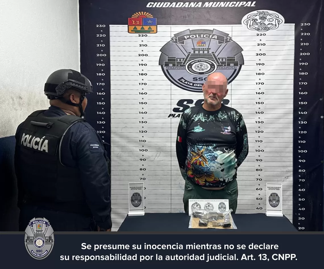 Detenido por amenazar con un arma de fuego