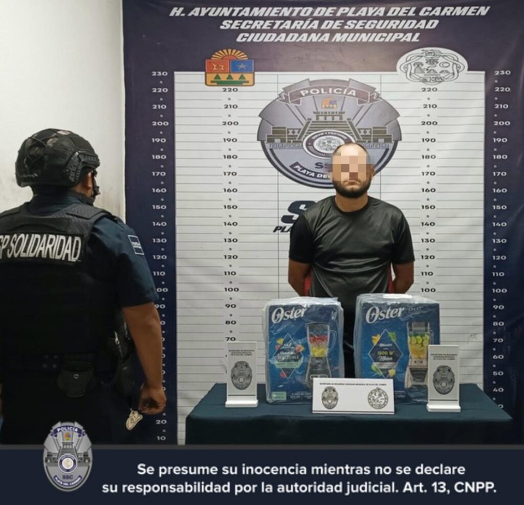 Detenido por robar electrodomésticos en un comercio
