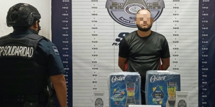 Detenido por robar electrodomésticos en un comercio