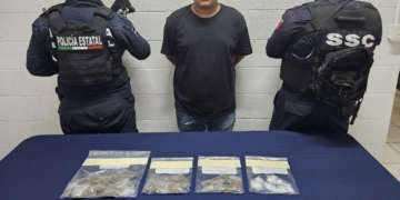 Narcomenudista detenido en Cozumel con más de 80 dosis de drogas