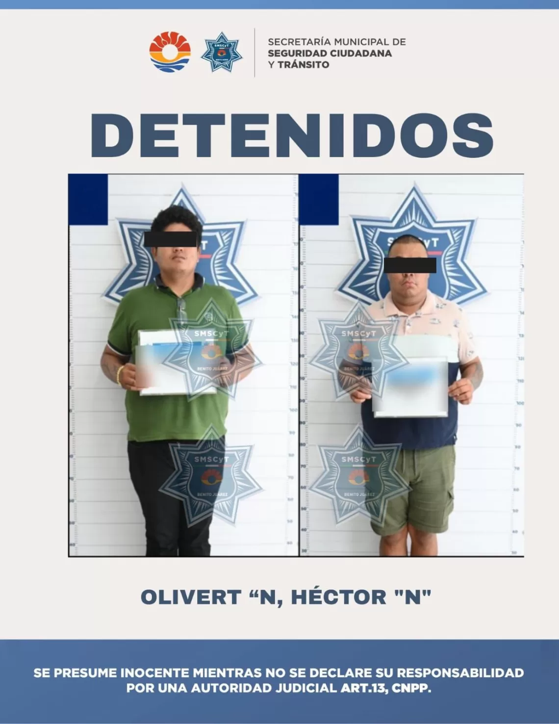 Detenidos por extorsión dos falsos agentes ministeriales