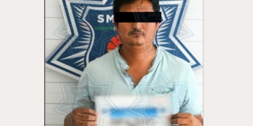 Se desplazaba en un auto robado detenido en Cancún