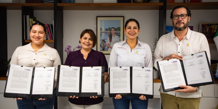 Gobierno de Estefanía Mercado renueva alianza con Unidos por Aitana para respaldar a niñas y niños con cáncer en Playa del Carmen