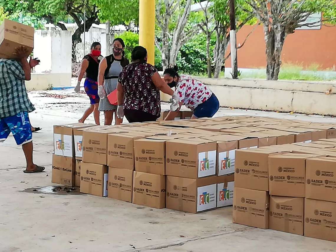 Fortalecen programa alimentario que atiende a más de 57 mil familias