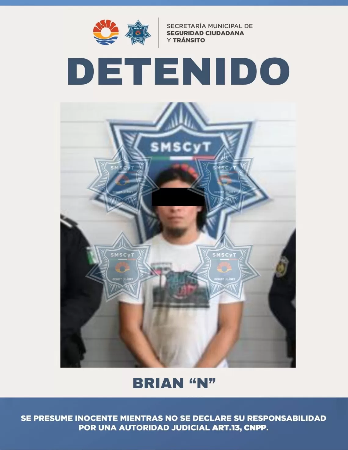 Cae “el Brian” en Cancún con casi un kilo de marihuana