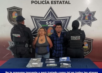 Detenidos  por posesión de drogas en Villas Otoch Paraíso