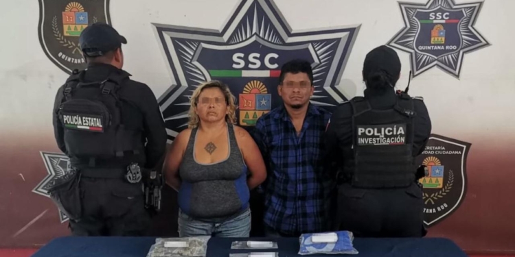 Detenidos  por posesión de drogas en Villas Otoch Paraíso