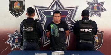 Narcomenudista detenido con mota y cristal en Villas del Mar