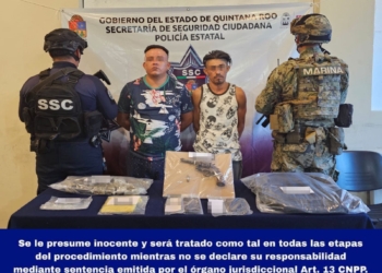 Intercambiaban droga a la luz de un farol; están a la sombra