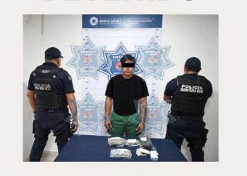 Conducía aparentemente drogado y fue detenido