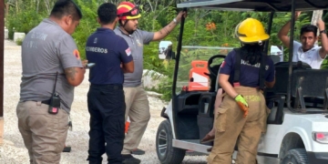 Bomberos evitan tragedia en parque El Jaguar: salvan a mujer en crisis en Tulum