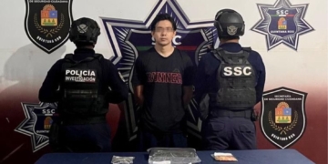 Detienen a un individuo con 84 dosis de marihuana, cristal y cocaína