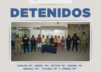 Operativo ‘Blindaje Cancún’ deja siete arrestos por narcomenudeo