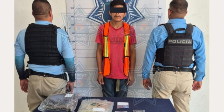 Sorprenden a un individuo en la Zona Hotelera con drogas