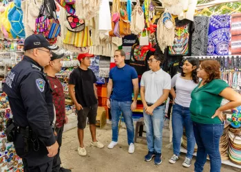 SSC de Tulum detiene a tres hombres con arma de fuego