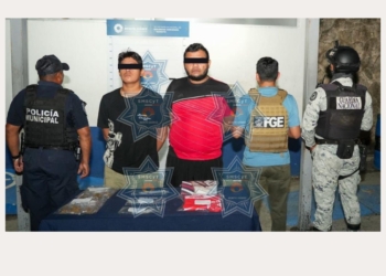 Dos detenidos en Cancún por delitos contra la salud