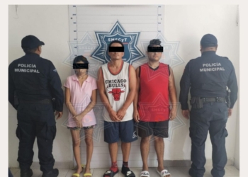 Detenidos dos hombres y una mujer por quebrantar sellos