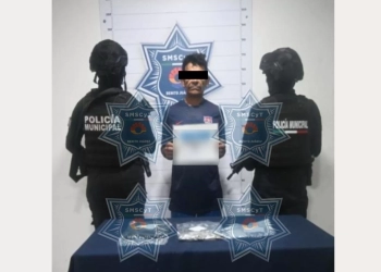 Arrestan a presunto narcomenudista en la colonia La Roca