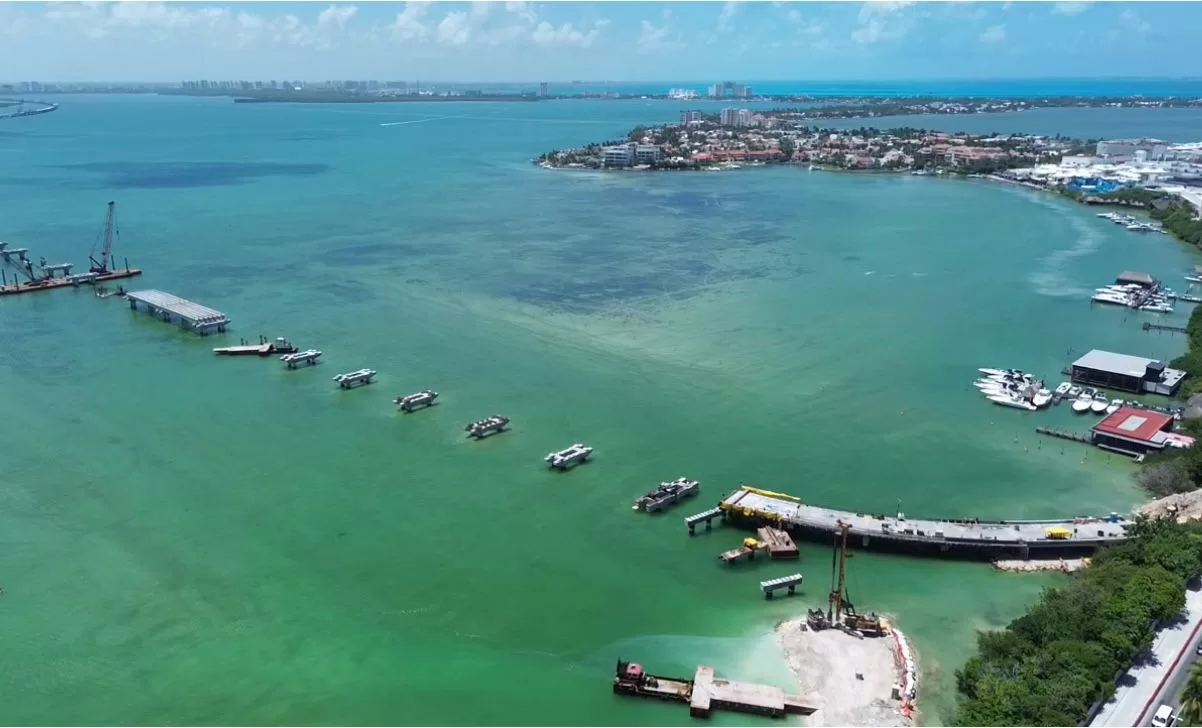 Avanza 85% el puente Nichupté con más de 51 mil empleos generados